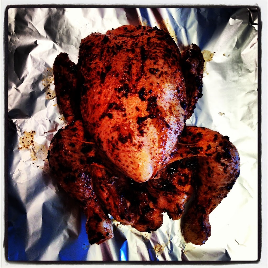 Grillad hel kyckling