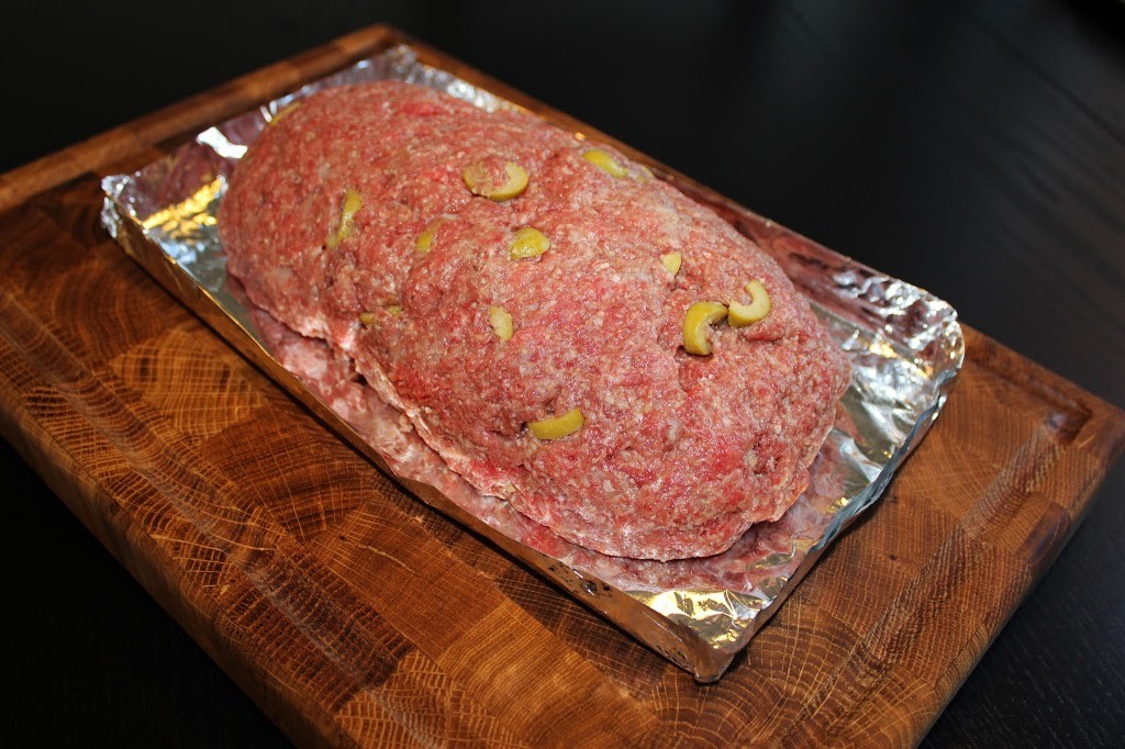 Grillad älgfärslimpa