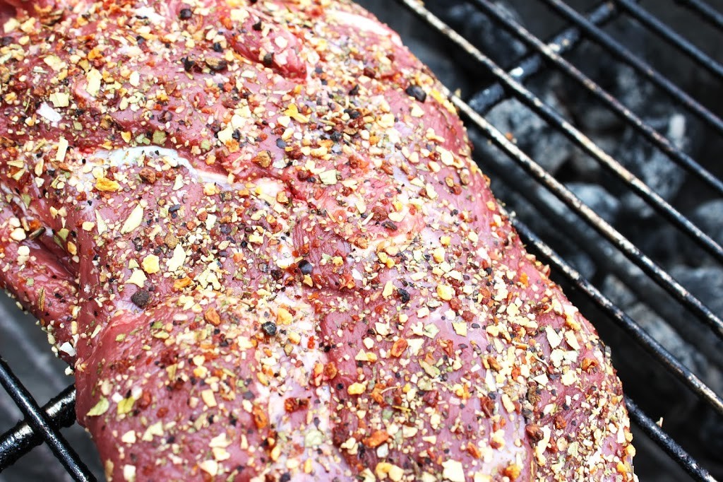 Grillad vildsvinskarré